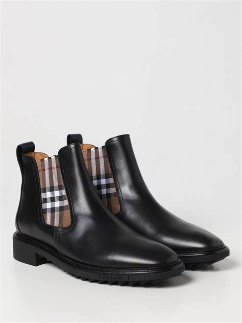 scarpe burberry stivaletto nero|BURBERRY STIVALETTI: Stivaletto in pelle .